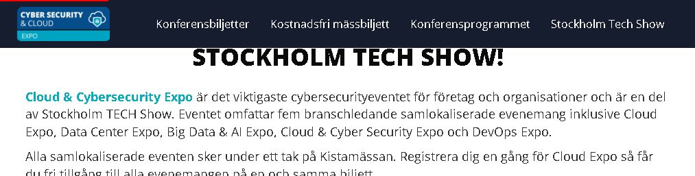 Cloud & Cybersecurity Expo