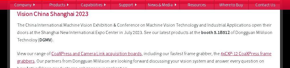 China Shanghai Machine Vision Exhibition and Machine Vision Technology& Application Conference