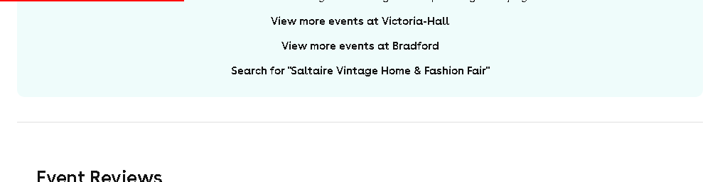 Saltaire Vintage Home & Fashion Fair