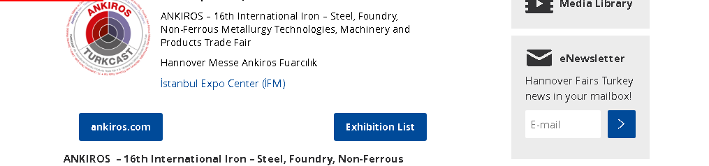 International Iron-Steel And Foundry Technology, Machinery And Products Trade Fair