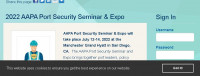 AAPA Port Security Seminarium & Expo
