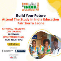 Study in India Education Fair Sierra Leone Freetown 2025