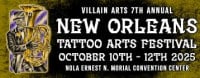 Annual New Orleans Tattoo Arts Festival New Orleans 2026