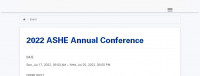 ASHE éves konferencia és műszaki kiállítás