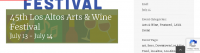 Los Altos Arts & Wine Festival Los Altos 2024