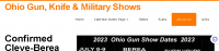 Ohio Gun Knife & Militaire Show Canton