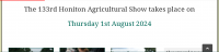 Honiton Agricultural Show