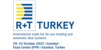 R+T Türkiye - International Trade Fair for Sun Shading and Automatic Door Systems Bakırköy/Istanbul 2025