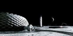 Building Structures on the Moon and Mars London