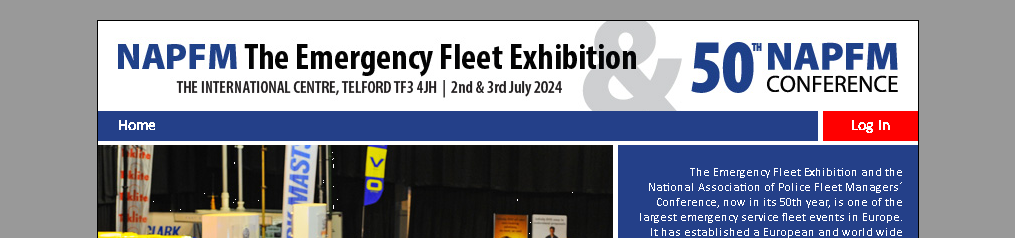 Noodvloot-uitstalling en die National Association of Police Fleet Managers Conference
