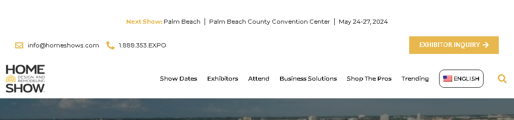 Ausstellung für Hausdesign und Umbau in Palm Beach