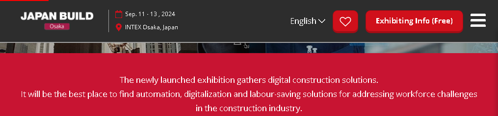 Expo de construcción digital de Japón