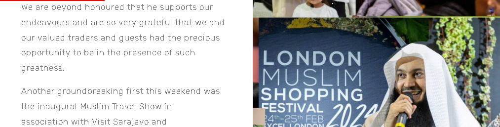 Londono musulmonų apsipirkimo festivalis