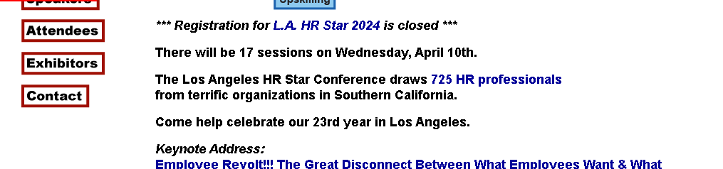 Los Angeles HR Star Conference