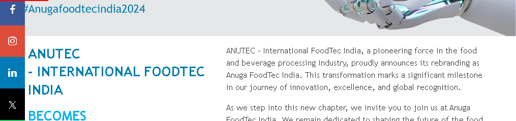 印度 Anuga FoodTec