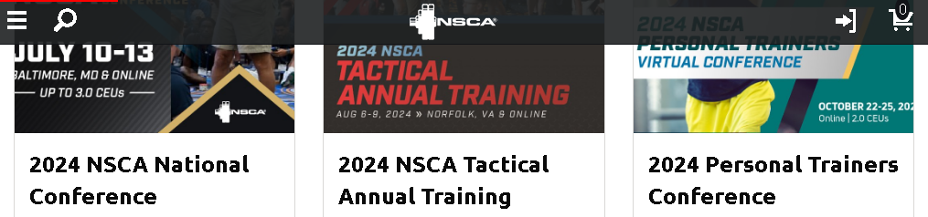 Nsca National Conference and Exhibition New Orleans