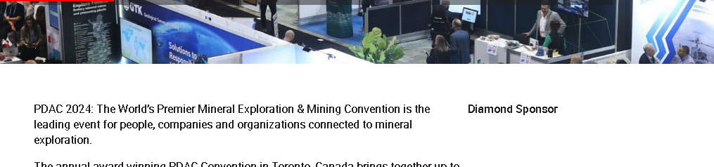 PDAC Mineral Exploration & Mining Convention