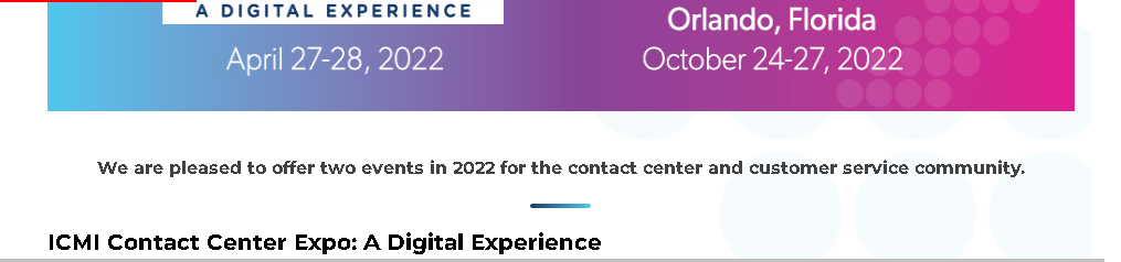 Kontaktkeskus Expo & Conference – Orlando