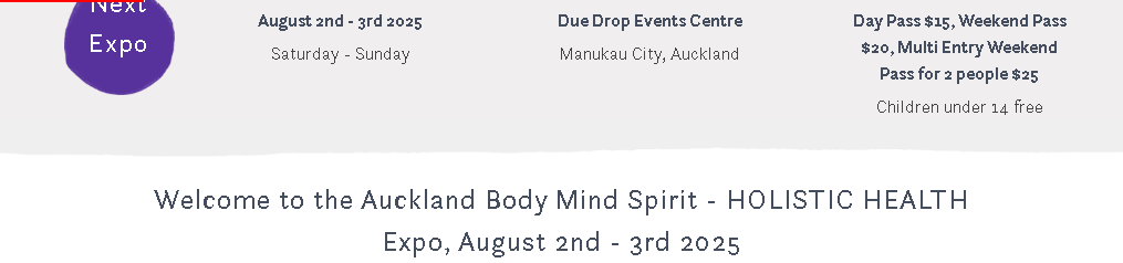 Окленд Body Mind Spirit - Холистичка здравствена изложба