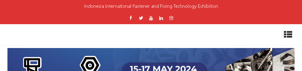 Indonesien International Fastener & Fixing Technology Exhibition