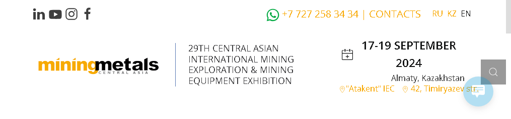 Mining and Metals Almaty 2024