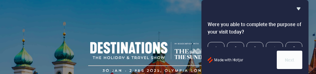Destinations The Holiday & Travel Show