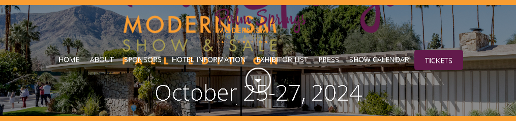 棕榈泉现代主义展览和销售秋季版