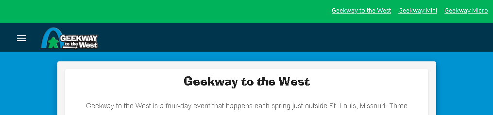 Geekway in den Westen