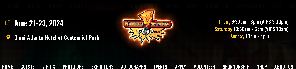 Rangerstop eta Pop Comic Con