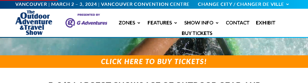 Triển lãm Du lịch & Phiêu lưu Ngoài trời - Vancouver