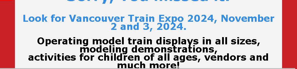 Trein Expo in Vancouver