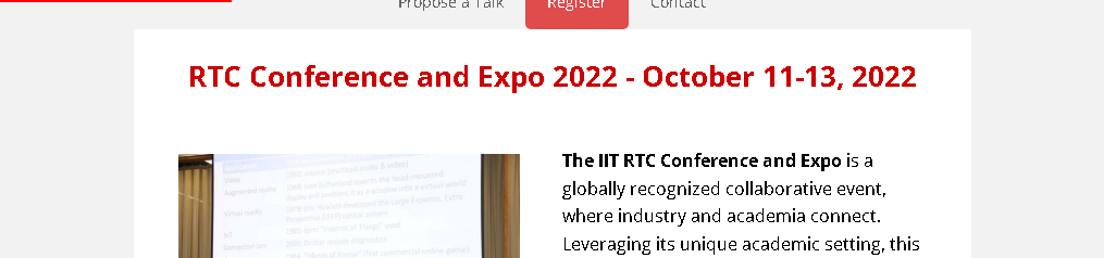 De IIT Real-time Communications Conference en Expo