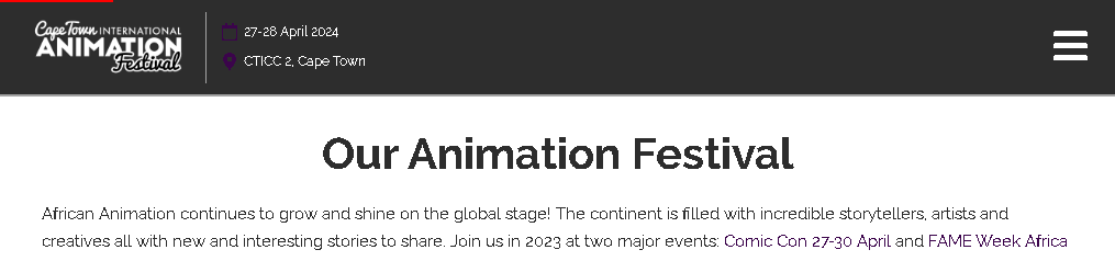 Cape Town International Animation Festival