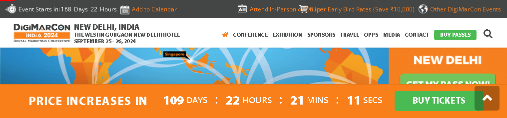 DigiMarCon India - Conferência e Exposição de Marketing Digital