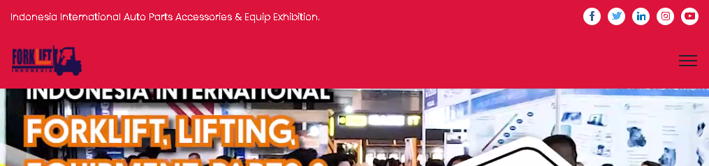 The Indonesia International Forklift,  Lifting Equipment, Parts and Services Exhibition