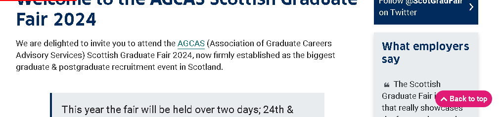 Scottish Graduate Fair