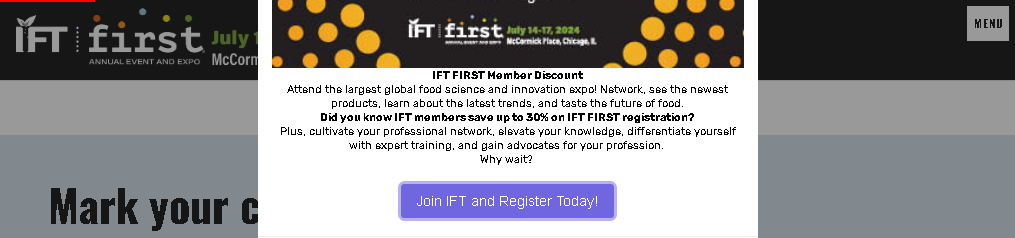 IFT Annual Meeting & Food Expo Chicago 2024