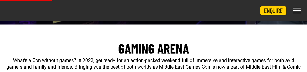 Middle East Games Con