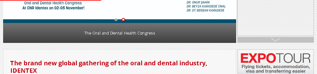 Fiera internazionale di attrezzature e materiali per la salute orale e dentale di Istanbul