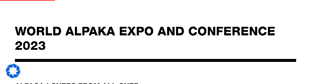 World Alpaca Expo und Konferenz