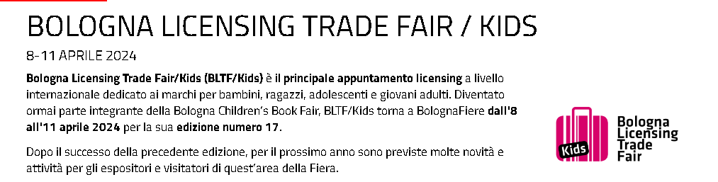 Търговски панаир за лицензиране в Болоня