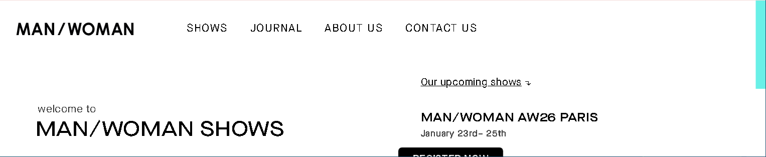 Man/Woman New York 2026 New York