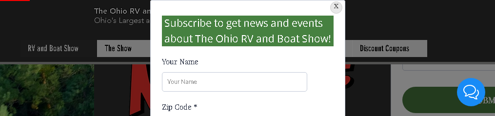 O Ohio RV e Boat Show