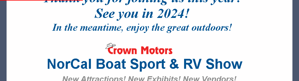 シャスタ郡 NorCal ボート、スポーツ、RV ショー