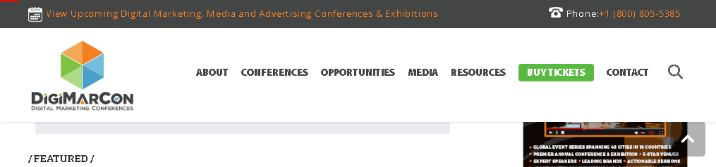 디지털 마케팅, 미디어 및 광고 컨퍼런스 및 전시회