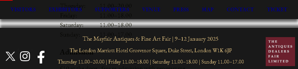 The Mayfair Antiques & Fine Art Fair London 2025