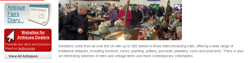 Antiques & Collectors Fair Stafford 2024