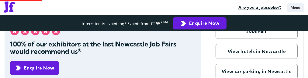 Feira de empregos de Newcastle Upon Tyne