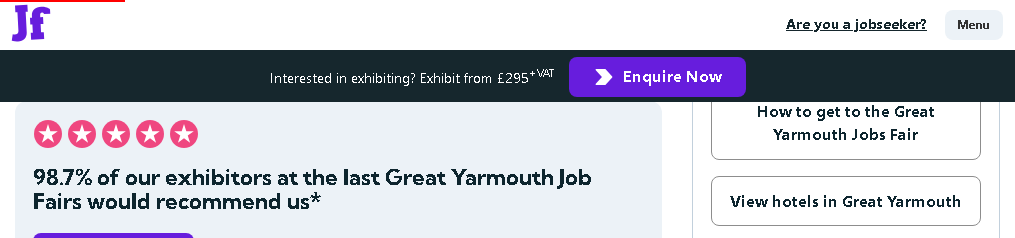 Feira de empregos de Great Yarmouth
