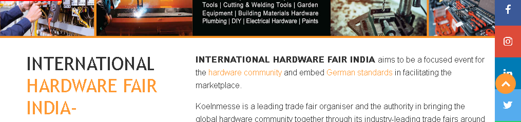 International Hardware Fair Indien